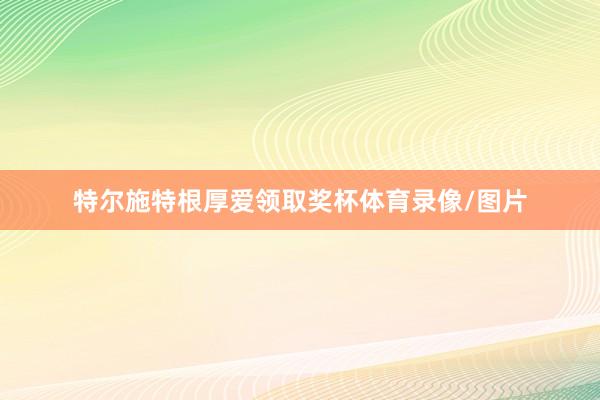 特尔施特根厚爱领取奖杯体育录像/图片