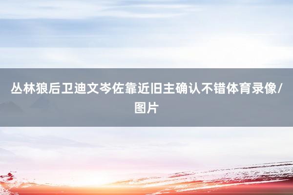 丛林狼后卫迪文岑佐靠近旧主确认不错体育录像/图片