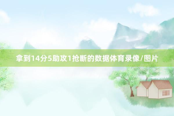 拿到14分5助攻1抢断的数据体育录像/图片