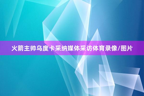 火箭主帅乌度卡采纳媒体采访体育录像/图片