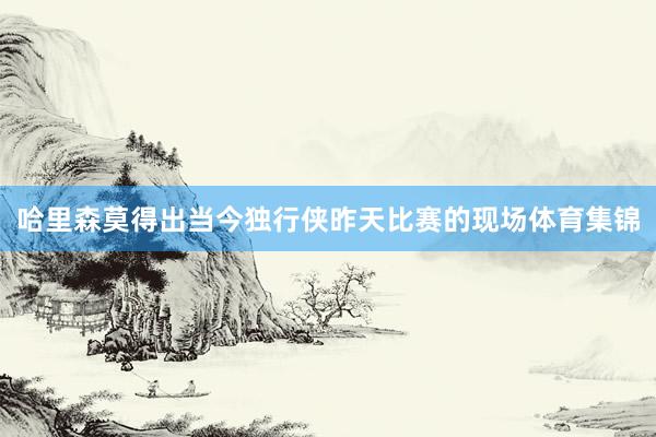 哈里森莫得出当今独行侠昨天比赛的现场体育集锦
