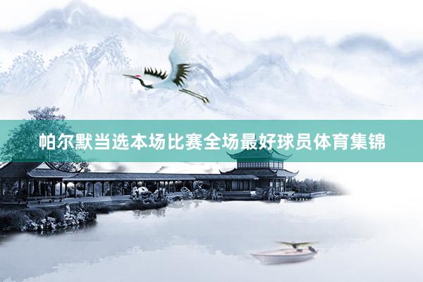 帕尔默当选本场比赛全场最好球员体育集锦