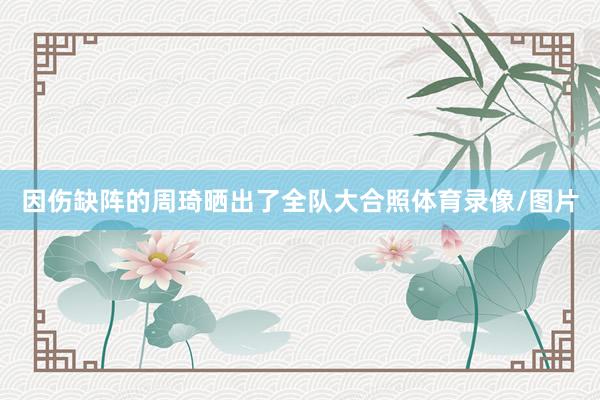因伤缺阵的周琦晒出了全队大合照体育录像/图片