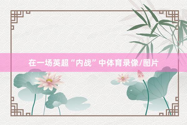 在一场英超“内战”中体育录像/图片