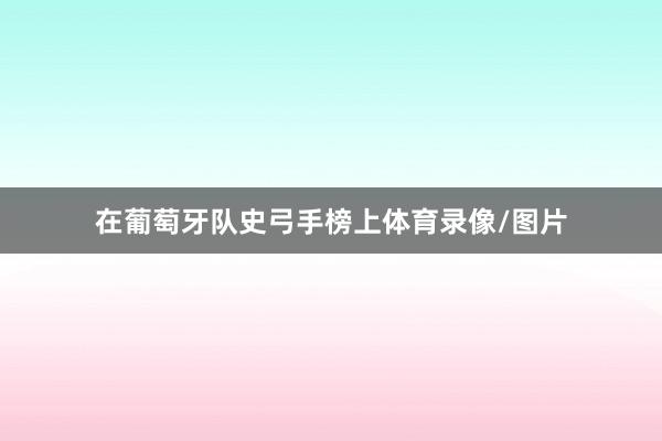 在葡萄牙队史弓手榜上体育录像/图片