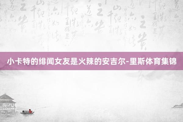 小卡特的绯闻女友是火辣的安吉尔-里斯体育集锦