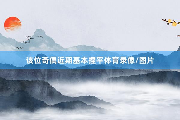 该位奇偶近期基本捏平体育录像/图片