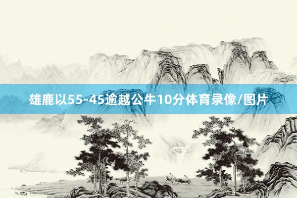 雄鹿以55-45逾越公牛10分体育录像/图片