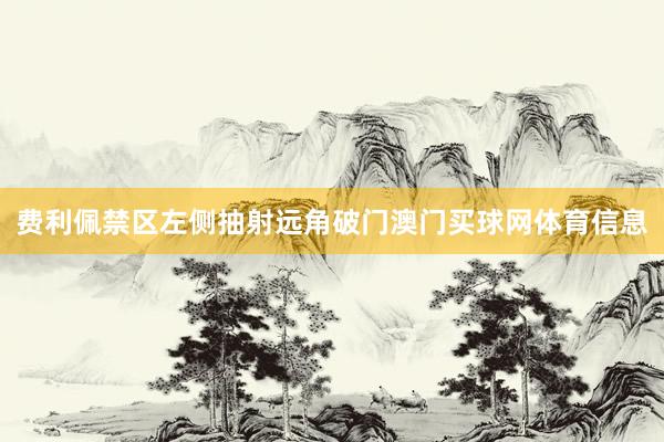 费利佩禁区左侧抽射远角破门澳门买球网体育信息