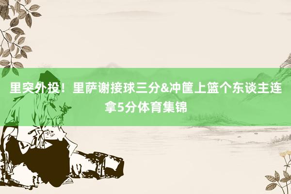 里突外投!里萨谢接球三分&冲筐上篮个东谈主连拿5分体育集锦