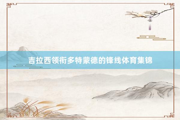吉拉西领衔多特蒙德的锋线体育集锦