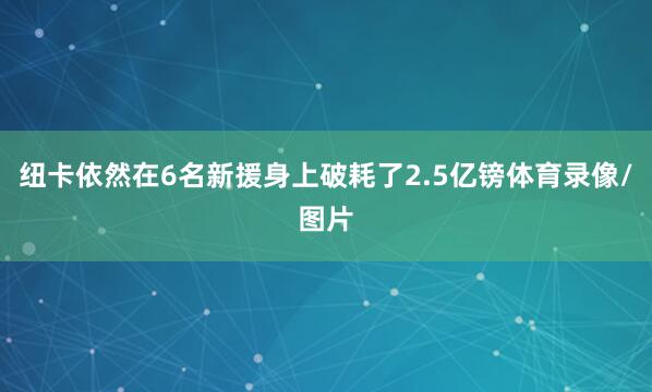 纽卡依然在6名新援身上破耗了2.5亿镑体育录像/图片