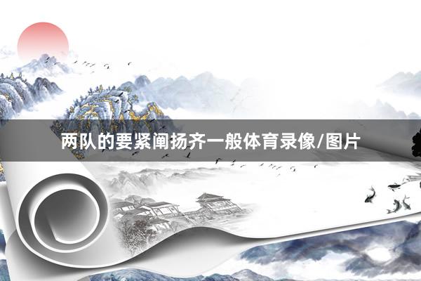 两队的要紧阐扬齐一般体育录像/图片