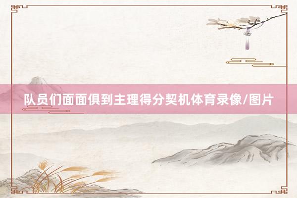 队员们面面俱到主理得分契机体育录像/图片