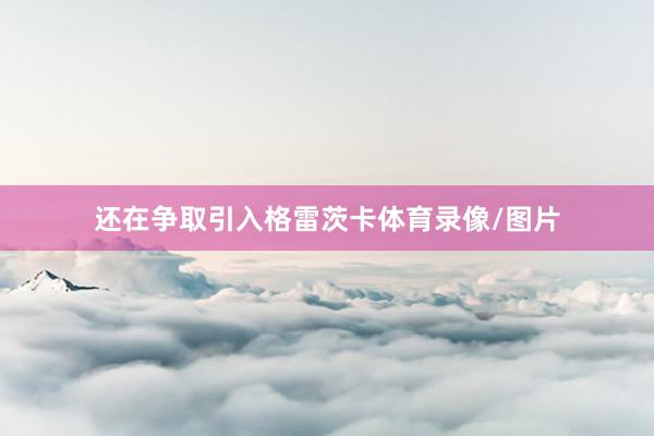 还在争取引入格雷茨卡体育录像/图片