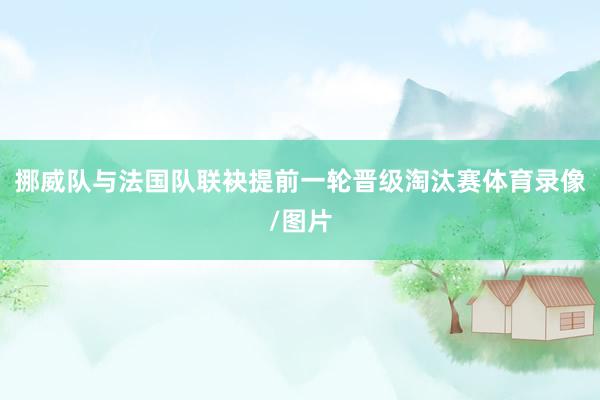 挪威队与法国队联袂提前一轮晋级淘汰赛体育录像/图片